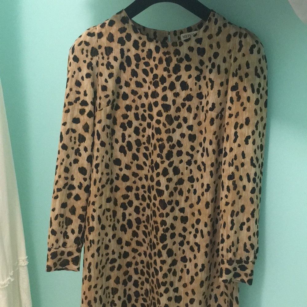 Leopard print dress